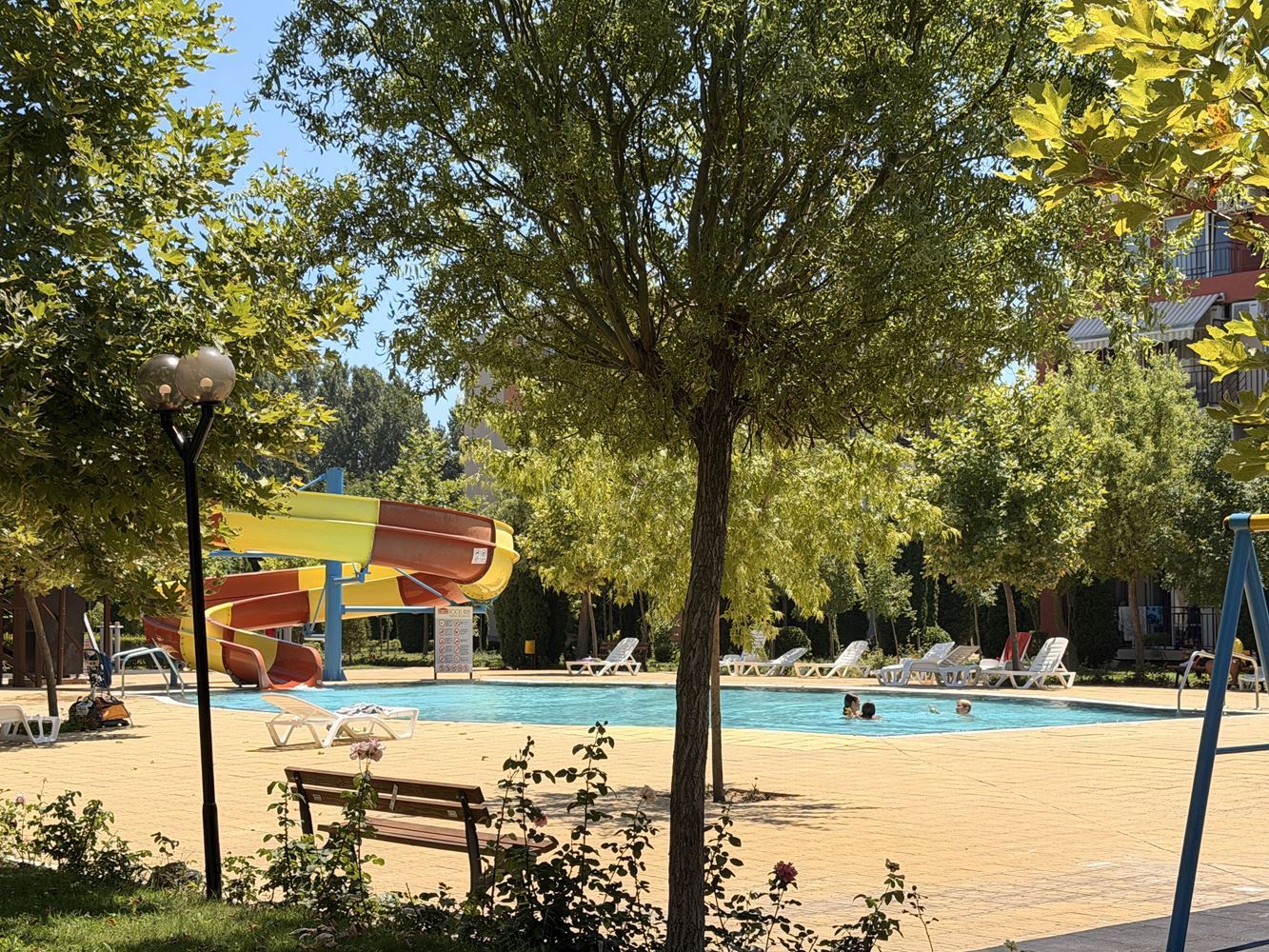 Spacious Apartment with Two Bedrooms in Sunny Beach – Panoramic View and Quiet Location