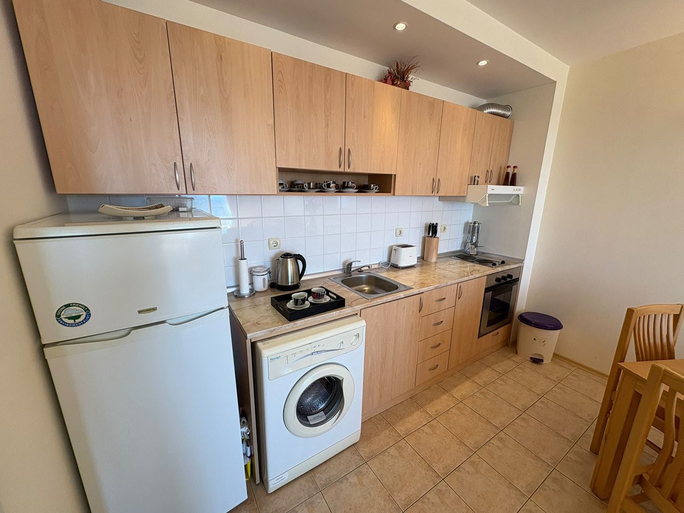 First Line in Sveti Vlas – Spacious One-Bedroom Apartment with Sea View