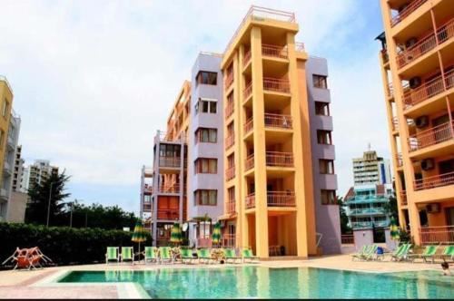 Spacious Two-Bedroom Apartment in Nessebar with Low Maintenance Fee and Free Parking