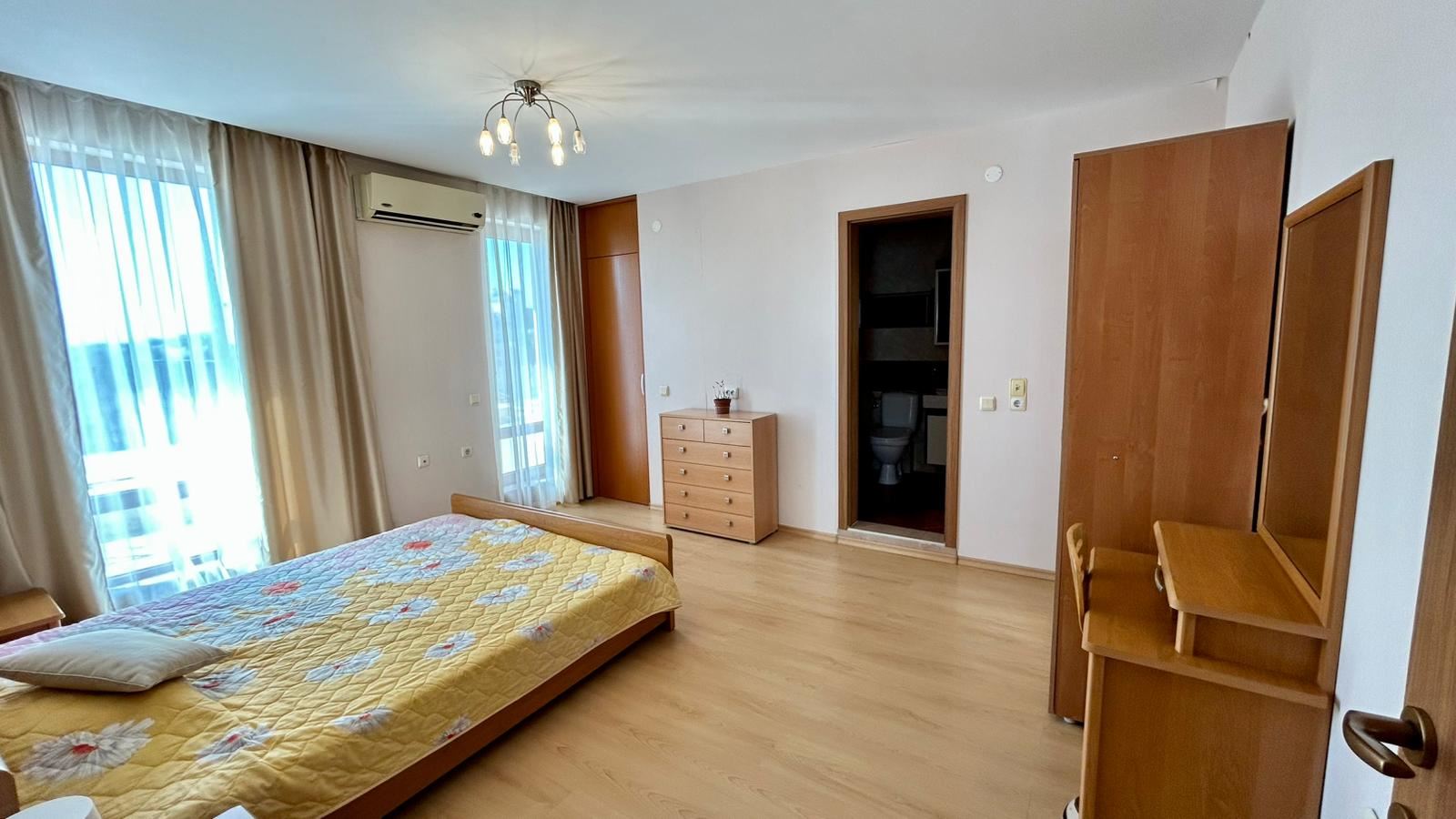 Sveti Vlas – three-bedroom apartment with direct panoramic sea view in a first-line complex