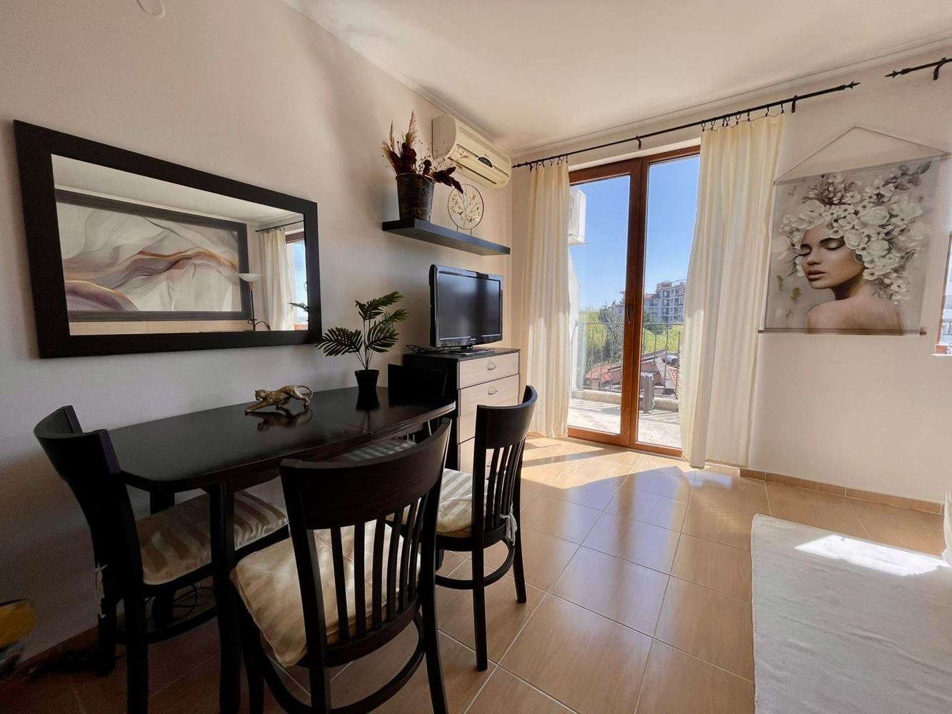 Studio with sea view in a prestigious complex between Nessebar and Ravda – excellent location and investment potential