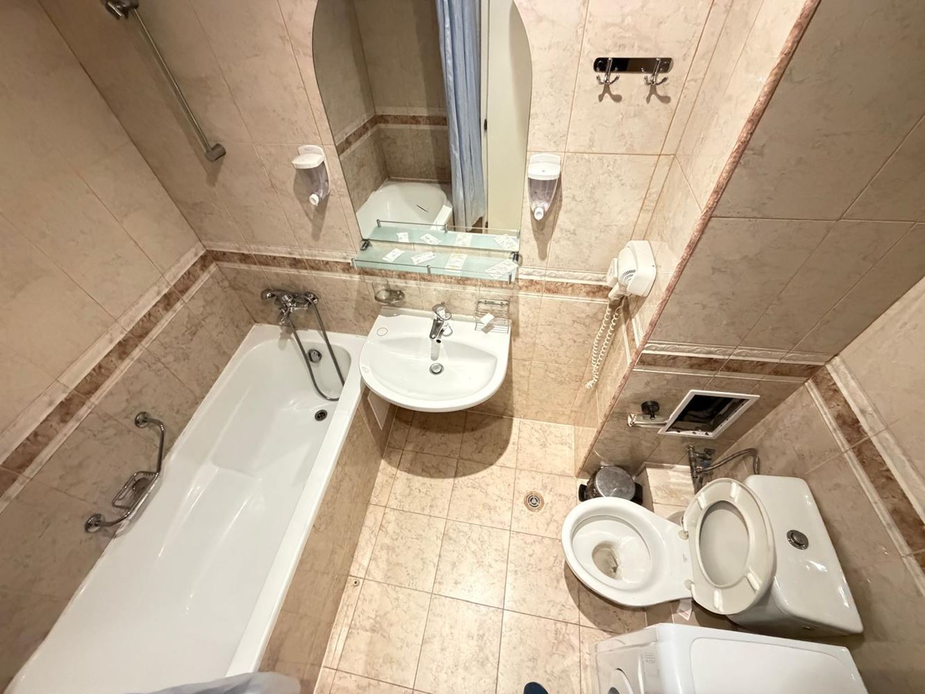 Luxury two-bedroom apartment with sea view 100 meters from the beach in Sunny Beach