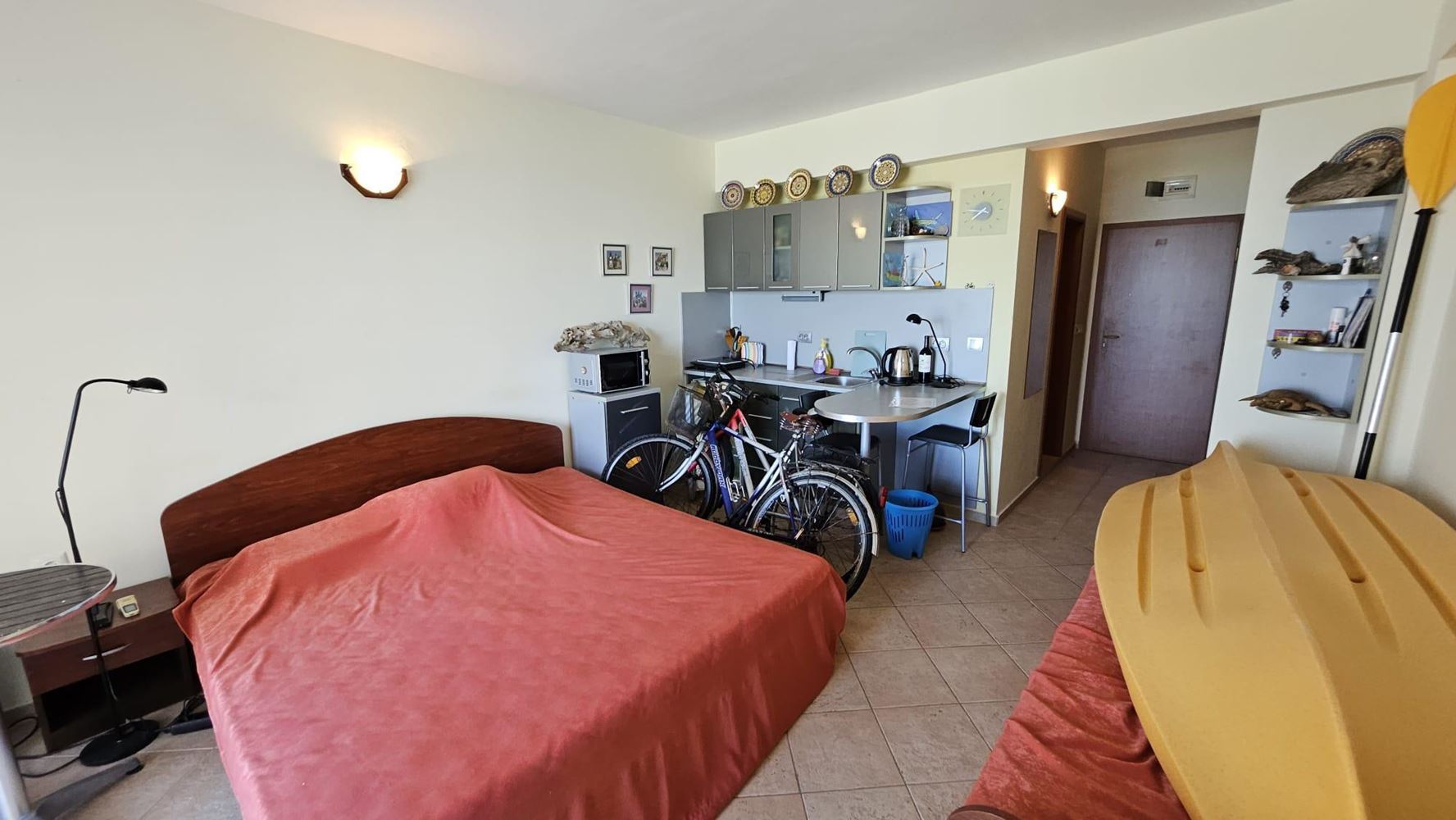 Studio with Front Sea View on the First Line in Pomorie – The Perfect Seaside Property