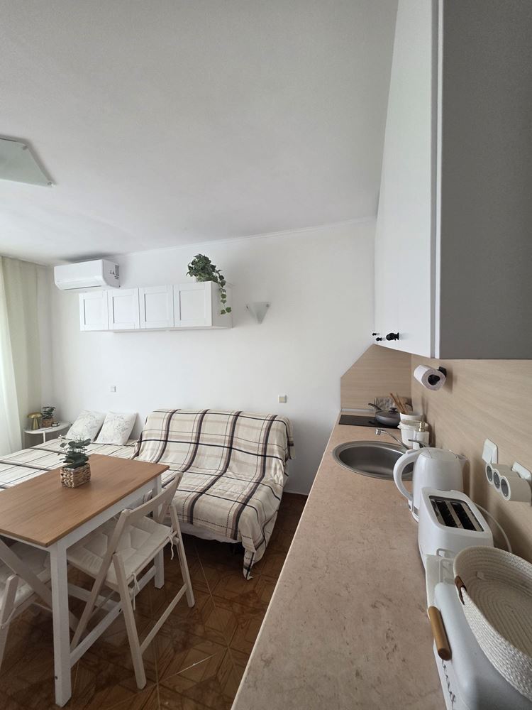 Furnished Studio Apartment in Sunny Beach with Swimming Pool, Parking and Year-Round Security