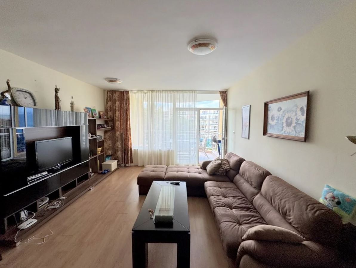 Spacious Two-Bedroom Apartment on the First Sea Line in Ravda – Panoramic Sea View and Prestigious Location