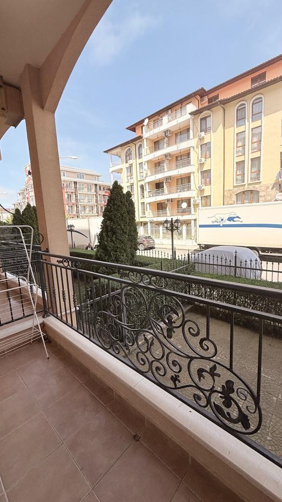 Cozy studio in Sunny Beach – fully furnished, with a small garden and excellent rental potential