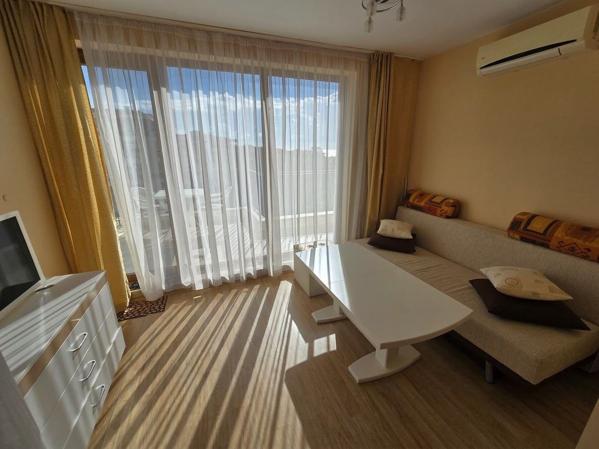Panoramic Sea View on the First Line – Furnished One-Bedroom Apartment in Sveti Vlas