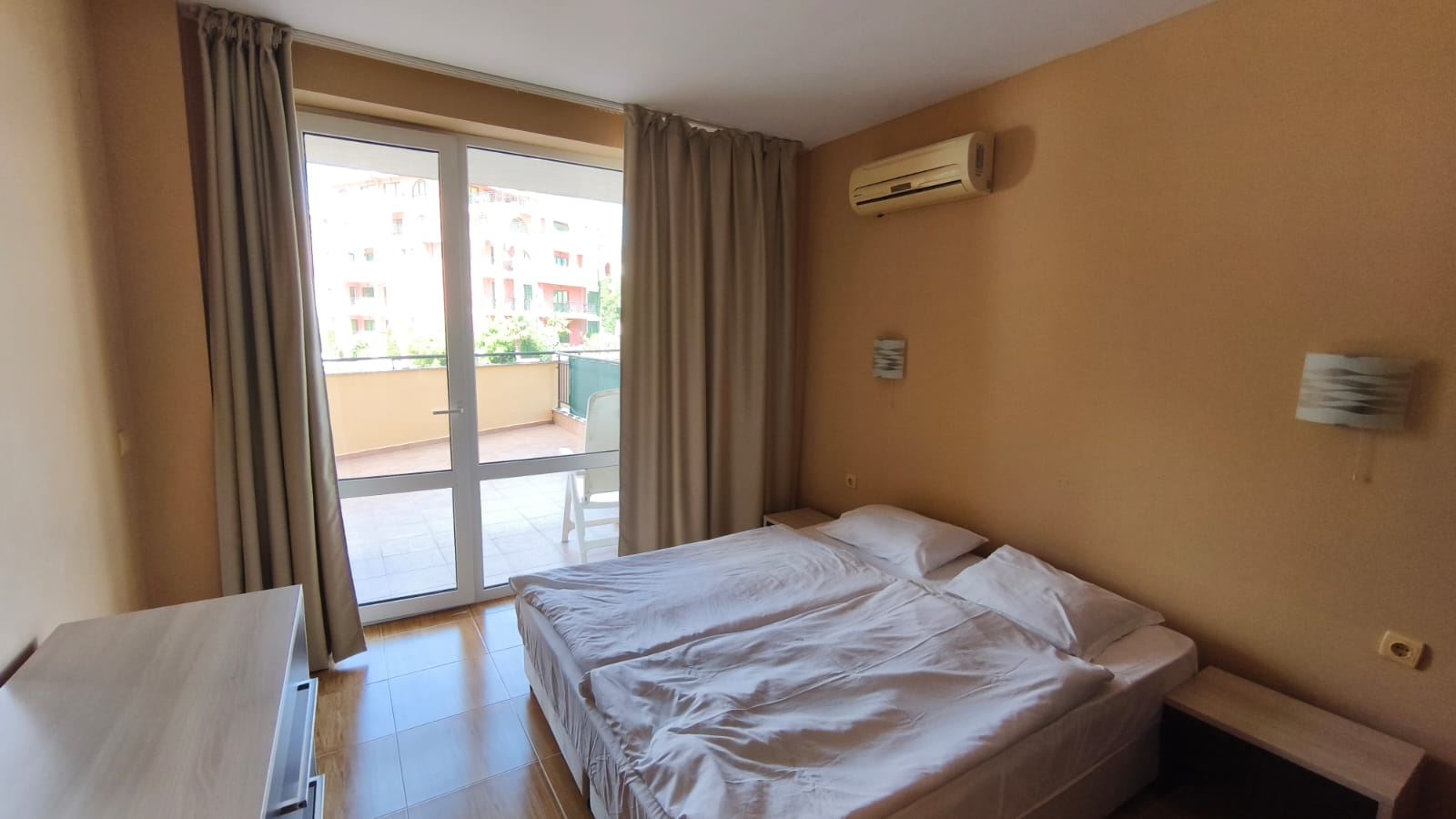 Spacious Two-Bedroom Apartment with Sea View in Sveti Vlas, 200 Meters from the Beach