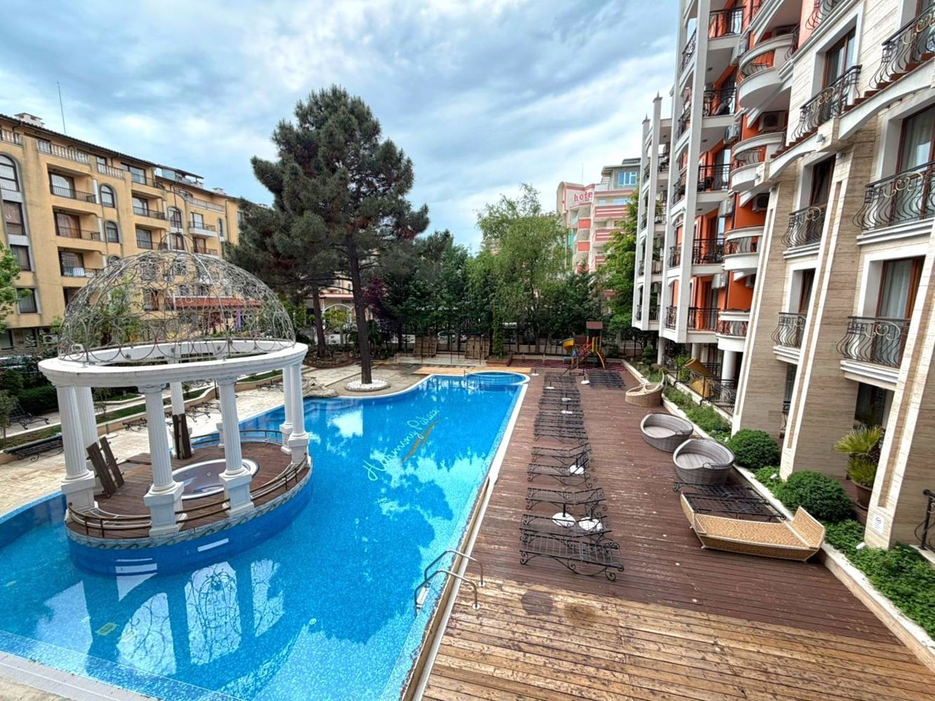 One-Bedroom Apartment with Pool View in a Year-Round Complex in the Heart of Sunny Beach