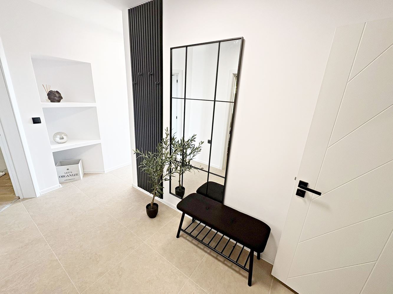 Two independent residential spaces with sea view in the center of Sveti Vlas – designer interior and private parking space