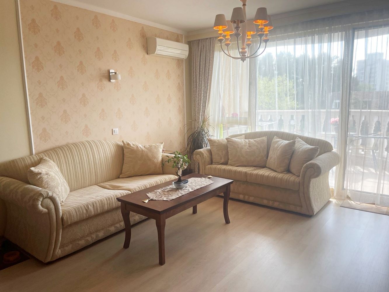 Spacious Two-Bedroom Apartment 100 Meters from the Beach in Nessebar