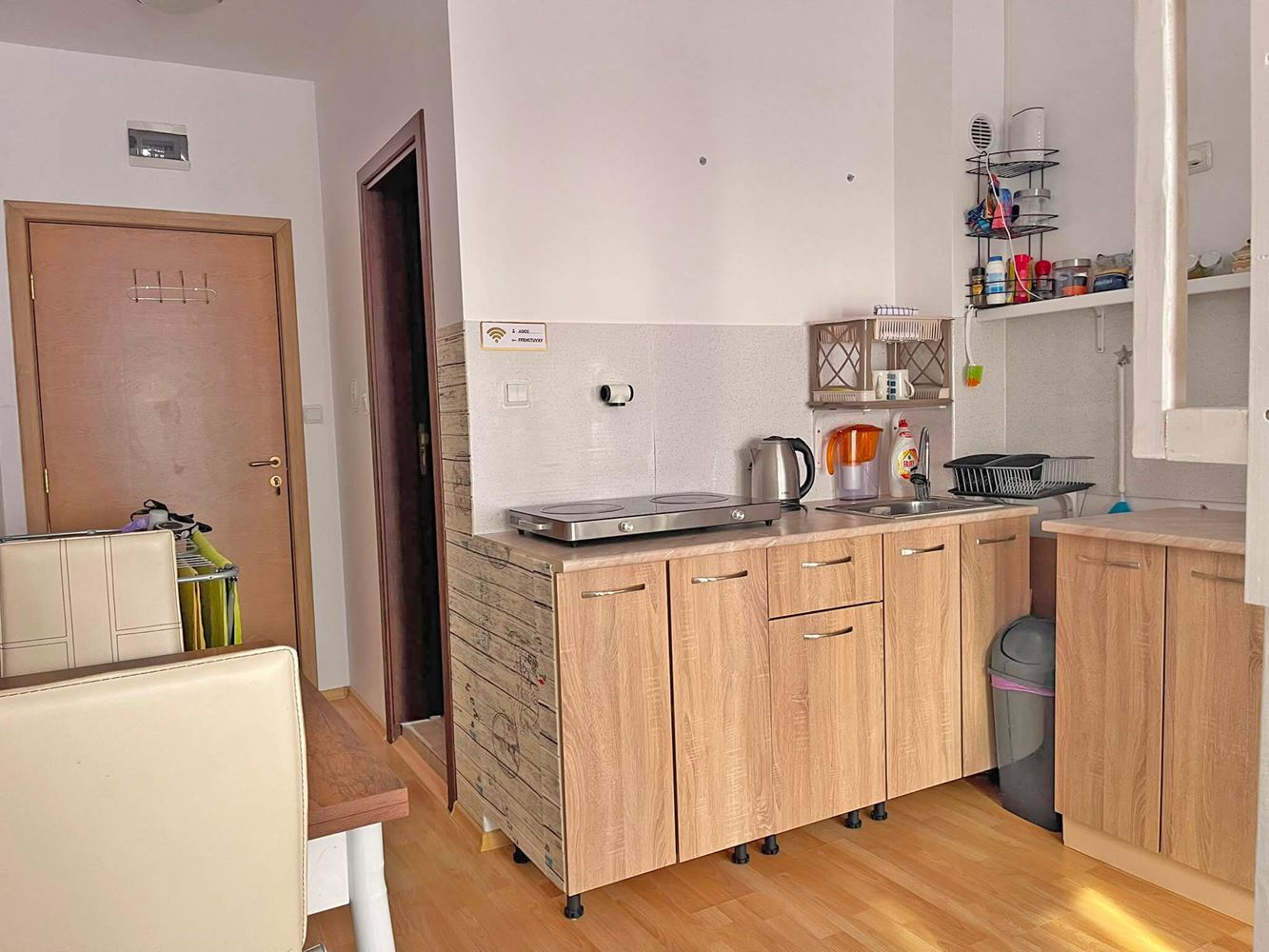 Studio in a well-maintained complex near Sunny Beach with a swimming pool, parking and sports facilities