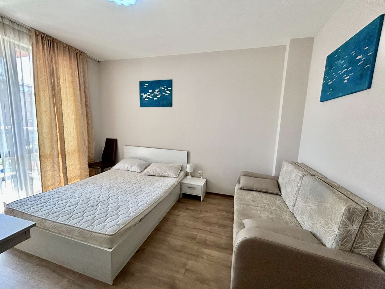 Bright and cozy studio with view of beautiful inner courtyard – comfort and tranquility in a modern complex