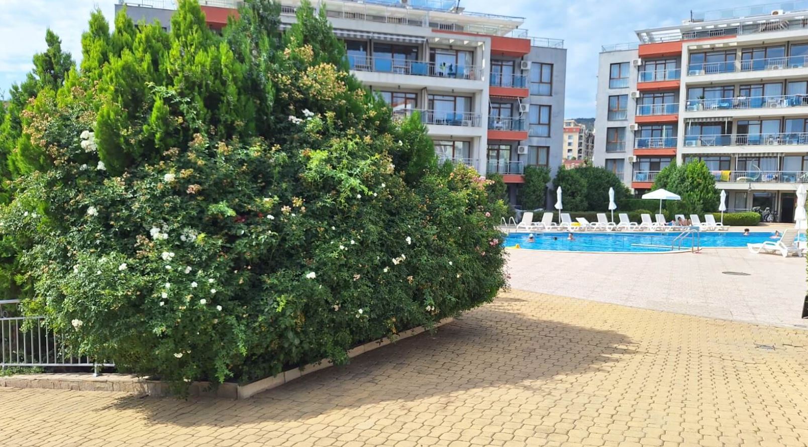 One-Bedroom Apartment on the First Sea Line in Sveti Vlas – Cozy Property with Pool and Sea View