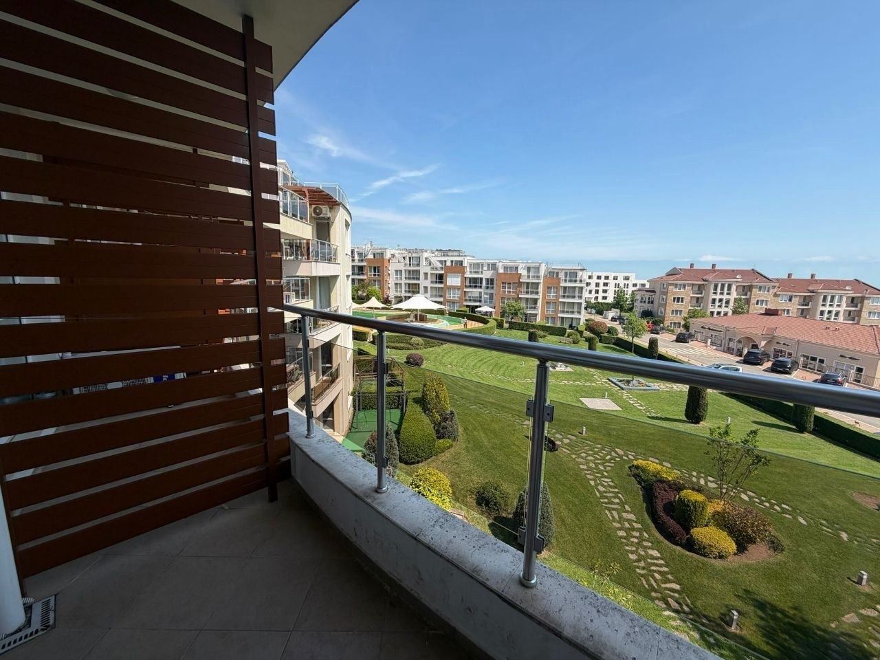 One-Bedroom Apartment with Sea View in Chernomorets – Wonderful Property in a Complex 200 Meters from the Beach