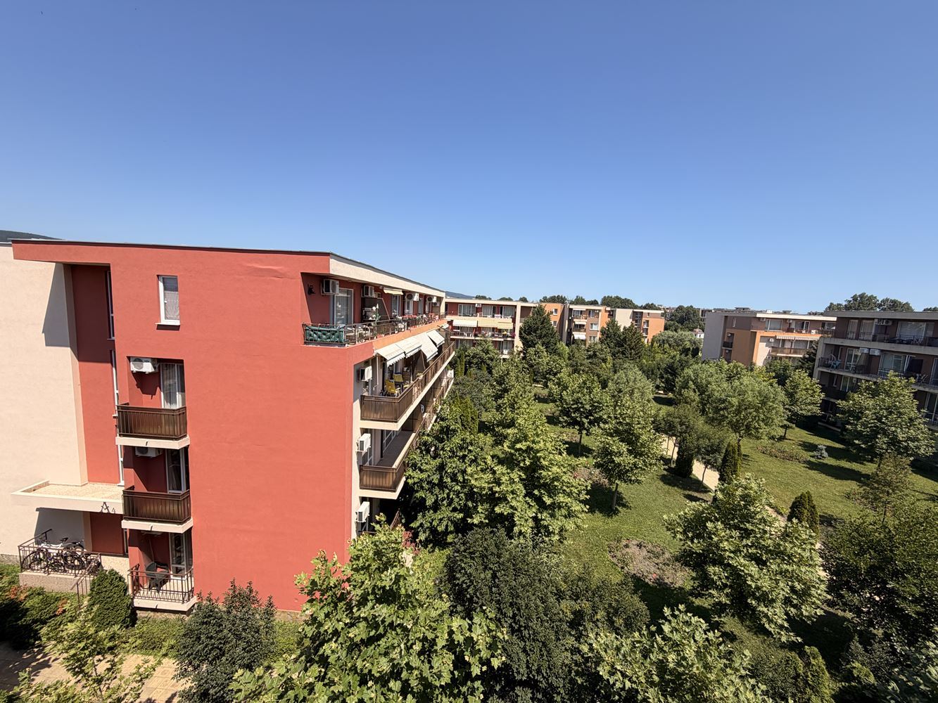 Spacious Apartment with Two Bedrooms in Sunny Beach – Panoramic View and Quiet Location