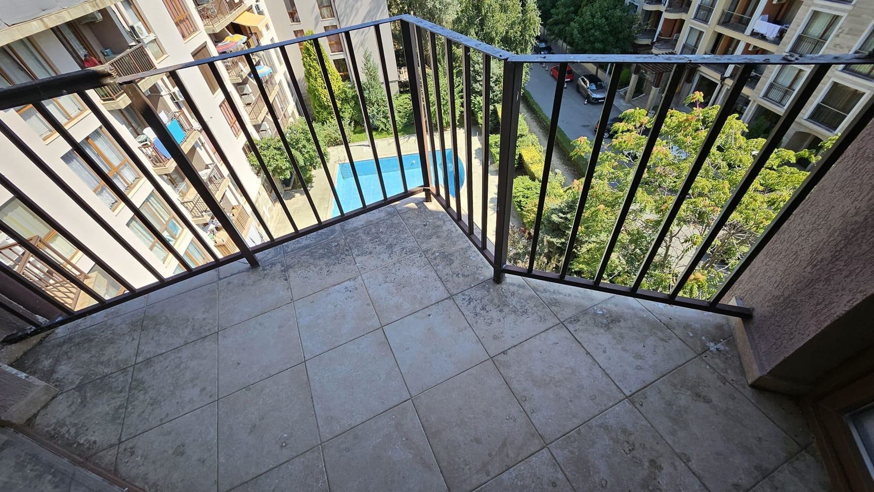 Attractive studio in Sunny Beach with a low maintenance fee