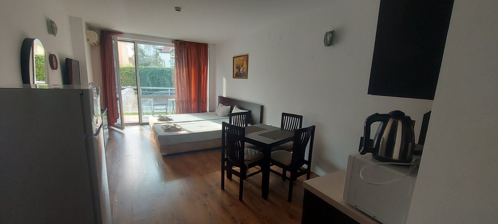 Furnished Studio in a Complex with a Swimming Pool and Spa in Sarafovo – 200 Metres from the Beach