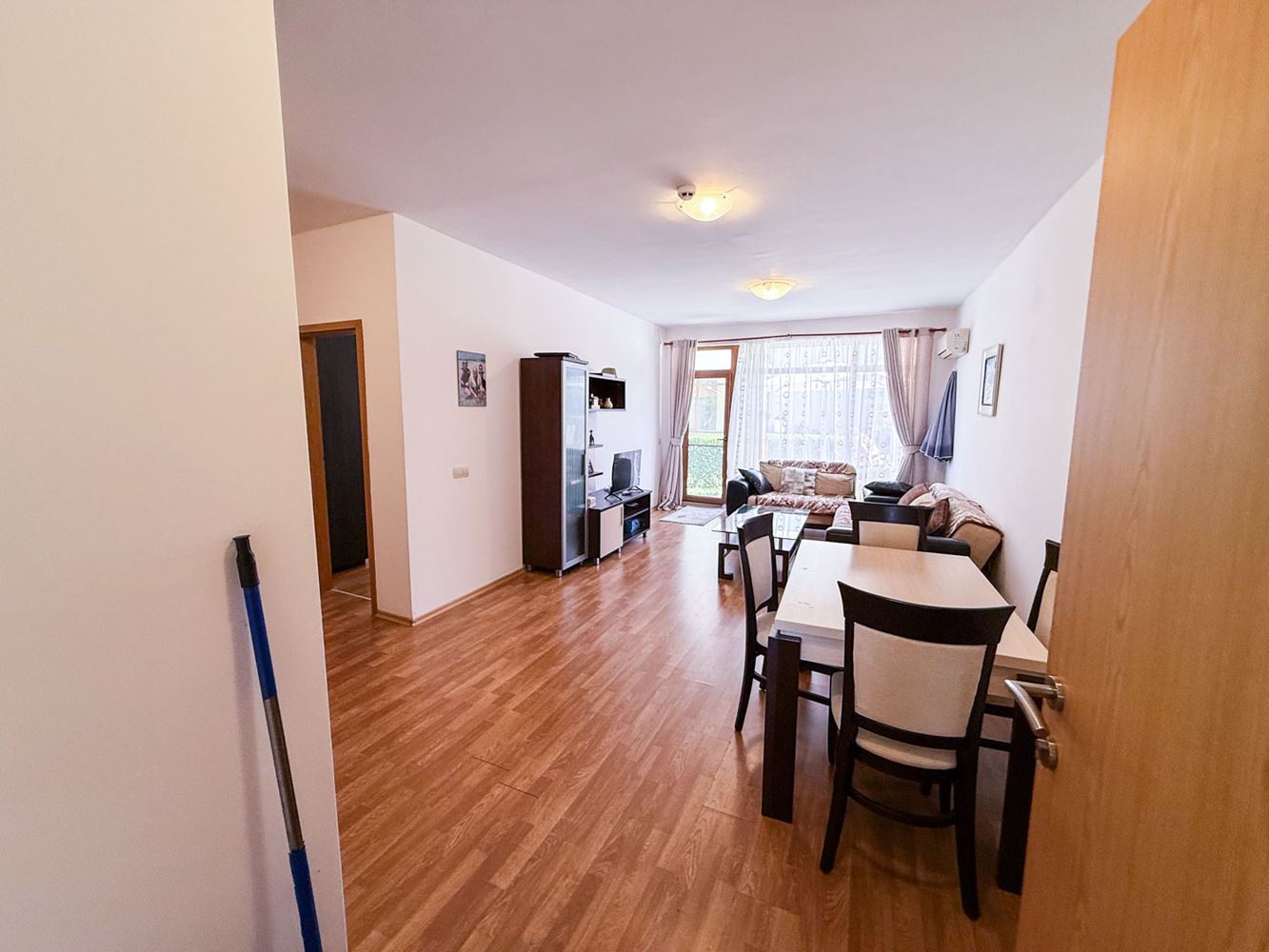 Spacious One-Bedroom Apartment with a Private Garden and Large Veranda in a Complex near Aheloy