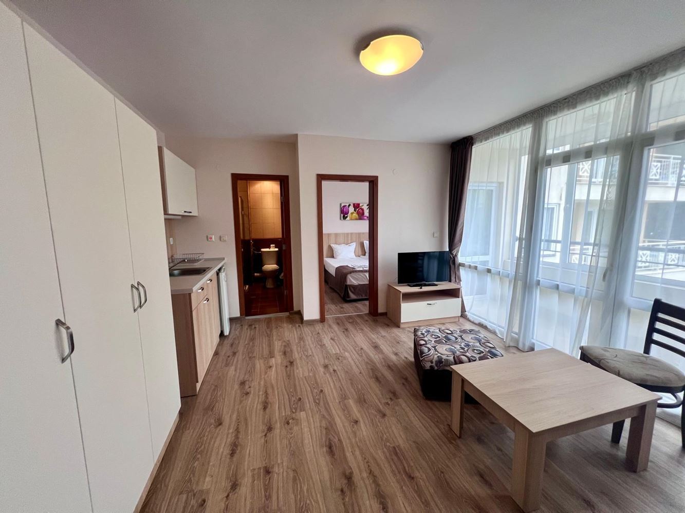 One-bedroom apartment 300 meters from the sea in Sunny Beach – excellent investment with high potential