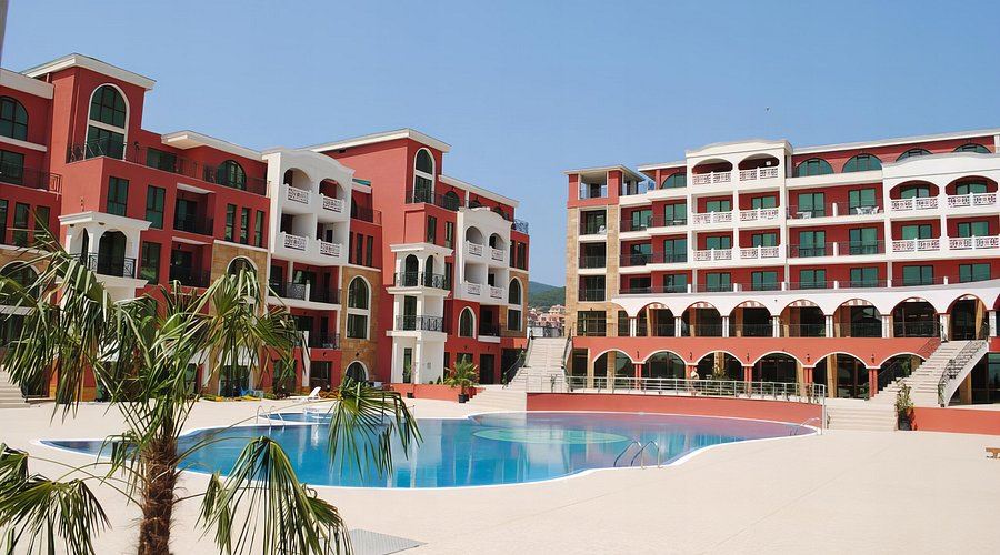 One-bedroom apartment with sea view and Old Nessebar view in Sveti Vlas