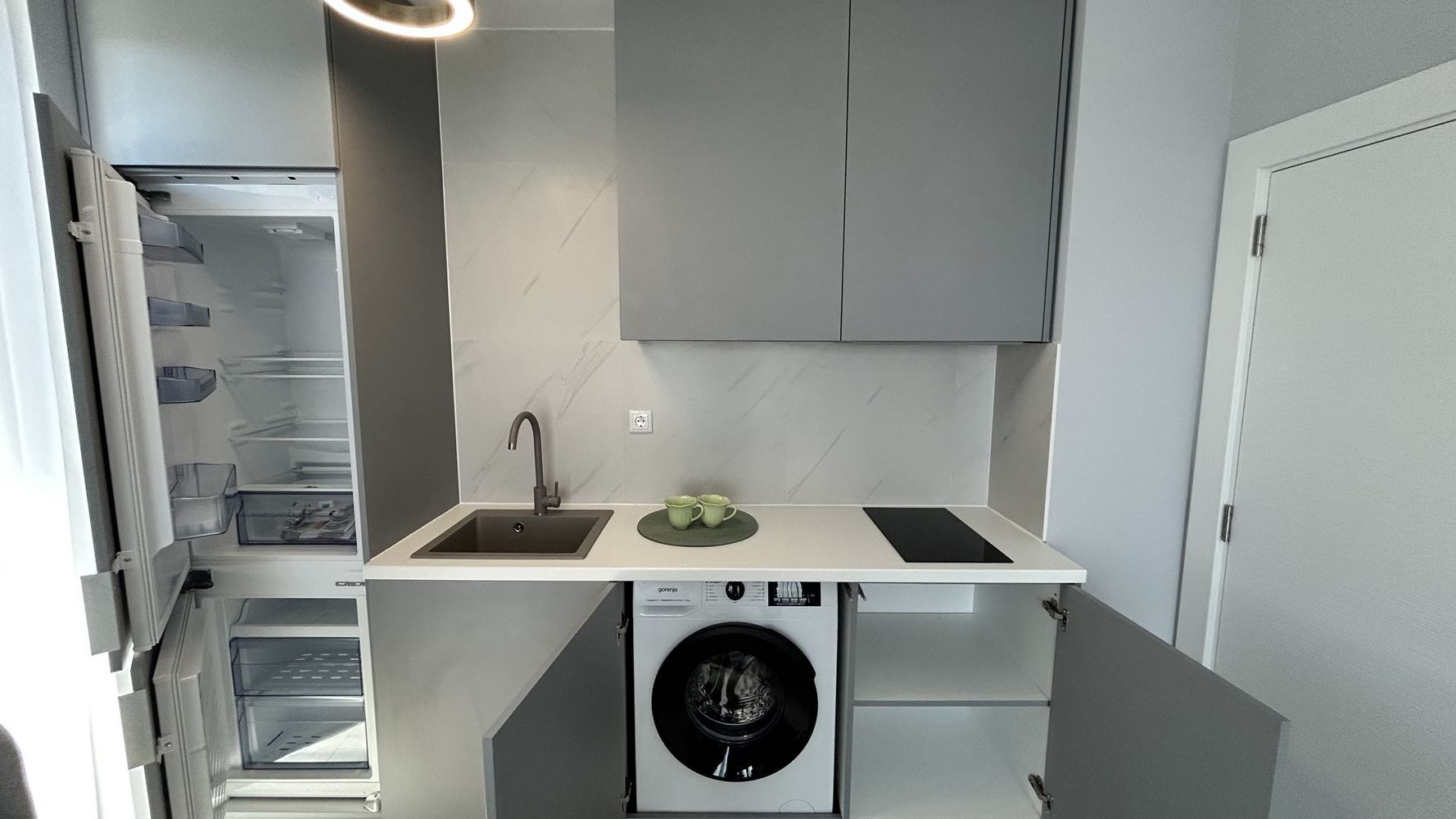 Elegant Apartment with Two Bedrooms and Panoramic Sea View on the First Sea Line in Sunny Beach
