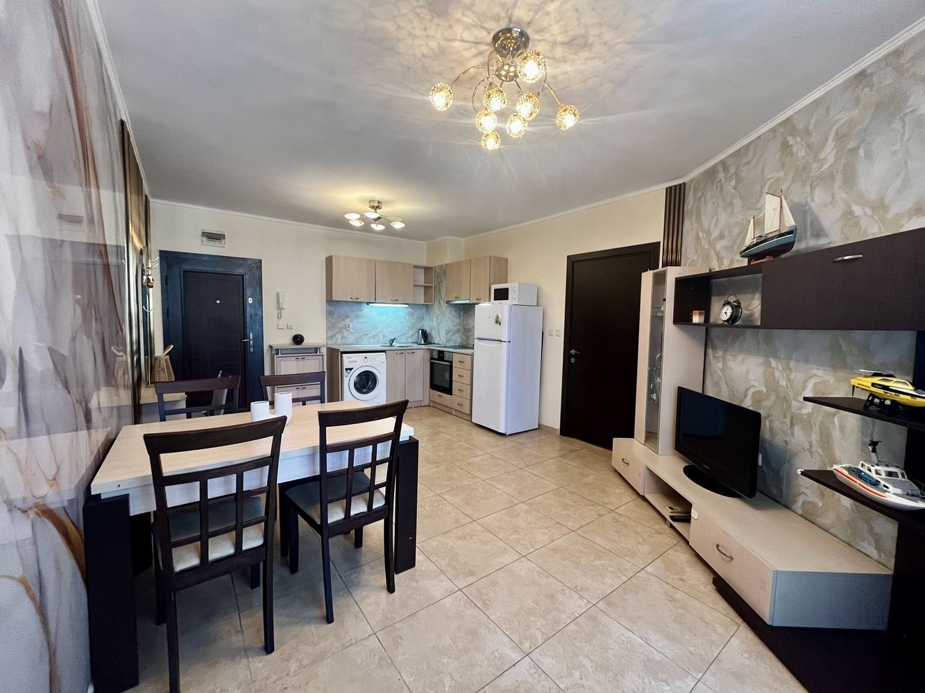 Spacious Two-Bedroom Apartment in Nessebar – Fully Furnished and Ready to Move In