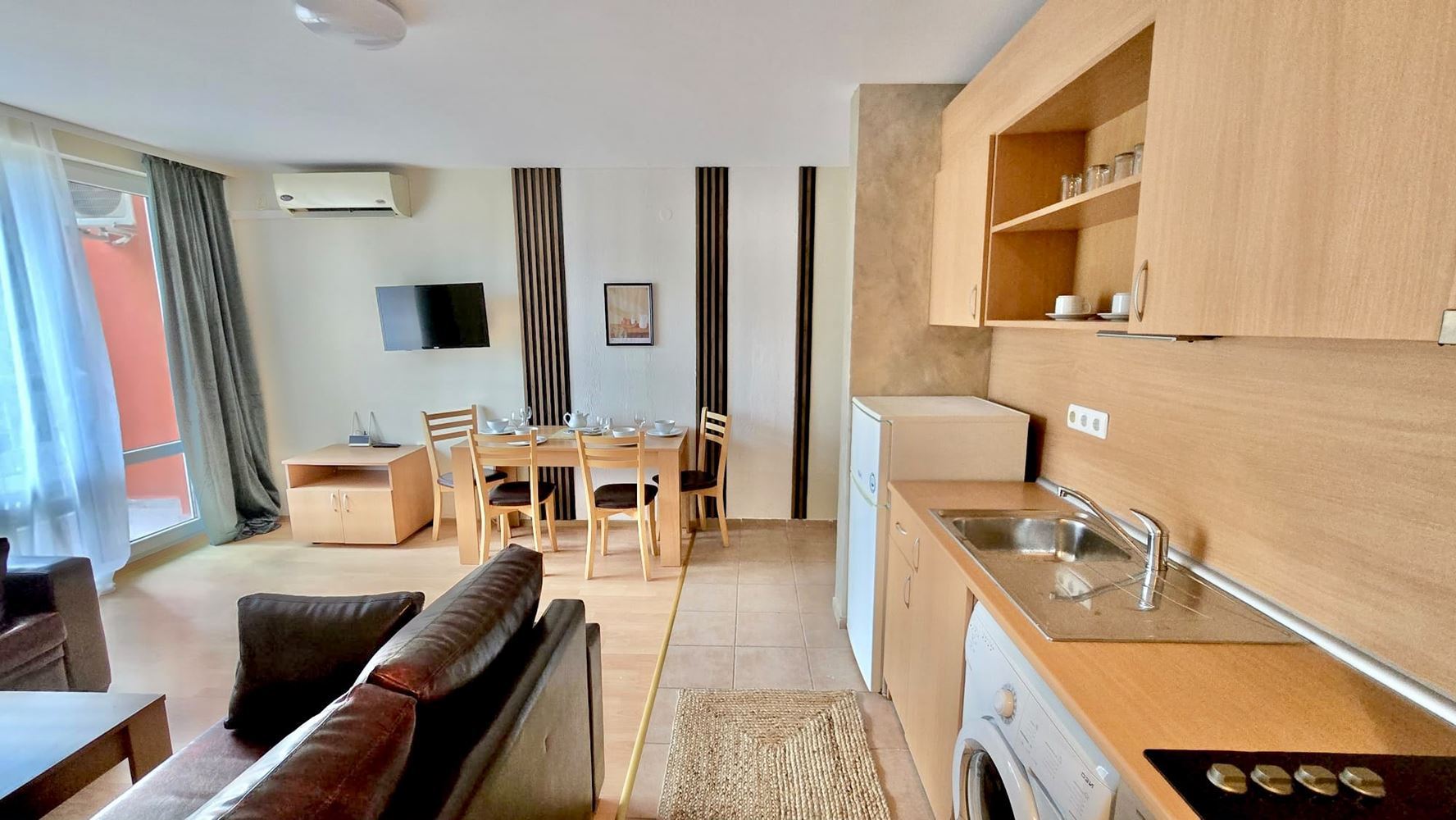 Spacious Two-Bedroom Apartment in Sunny Beach – Fully Furnished and Ready to Move In