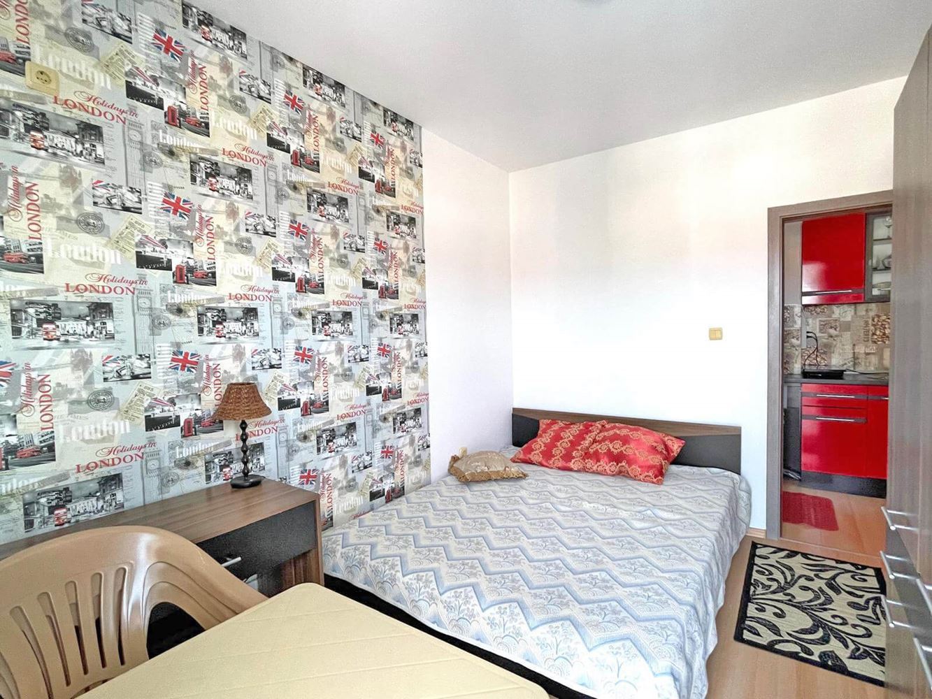 One-Bedroom Apartment with Pool View in Sunny Beach in a Complex with Rich Infrastructure