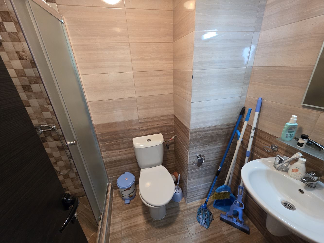One-bedroom apartment on the first line with a frontal sea view in Nessebar