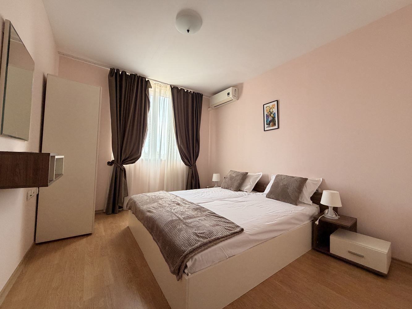 Spacious Apartment with Two Bedrooms in Sunny Beach – Panoramic View and Quiet Location