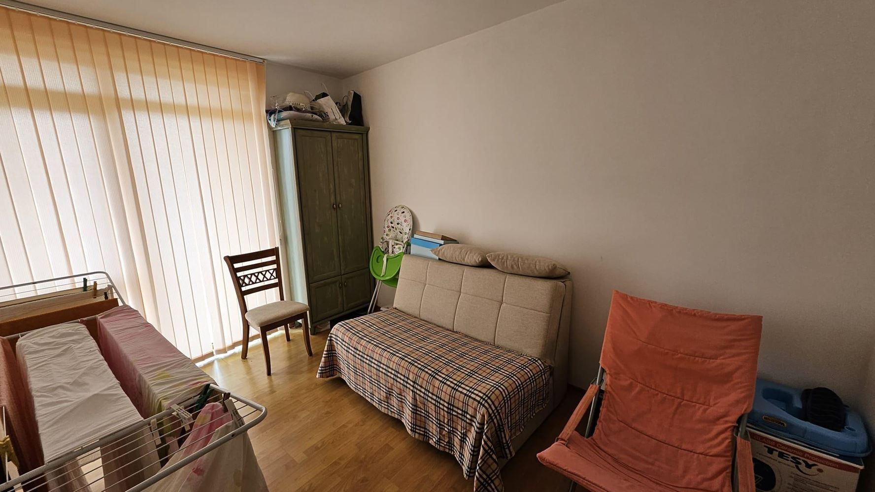Three-room apartment with sea view only 50 meters from the beach in Byala – no maintenance fee