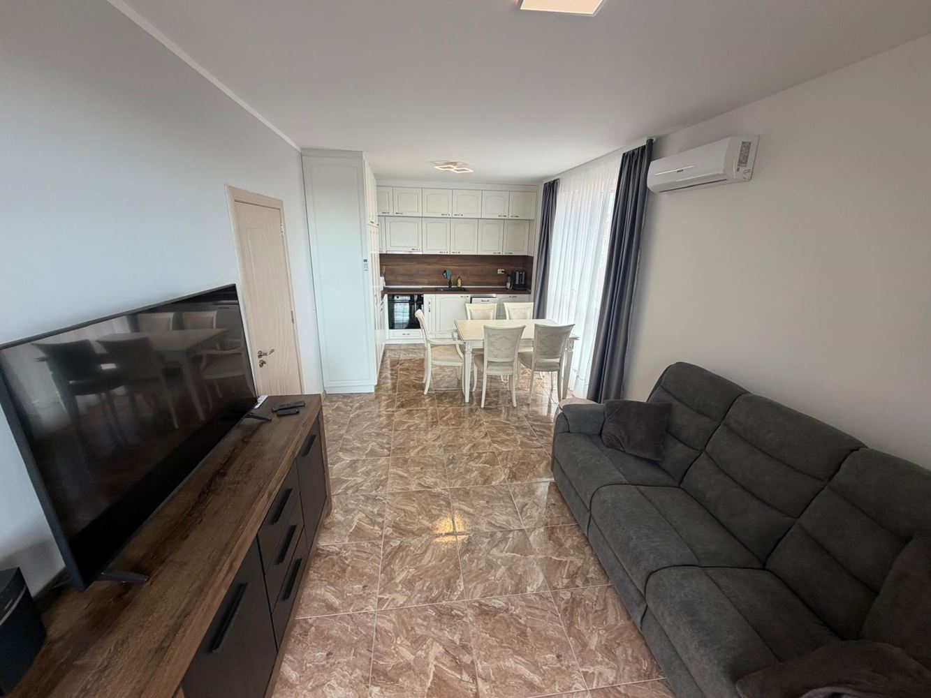 Apartment with 2 Bedrooms in a Modern Complex with Beautiful Green Surroundings in Ravda