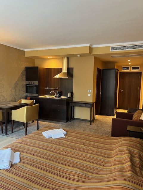 Spacious Studio in a Luxury Complex Just 50 m from the Beach in Sunny Beach