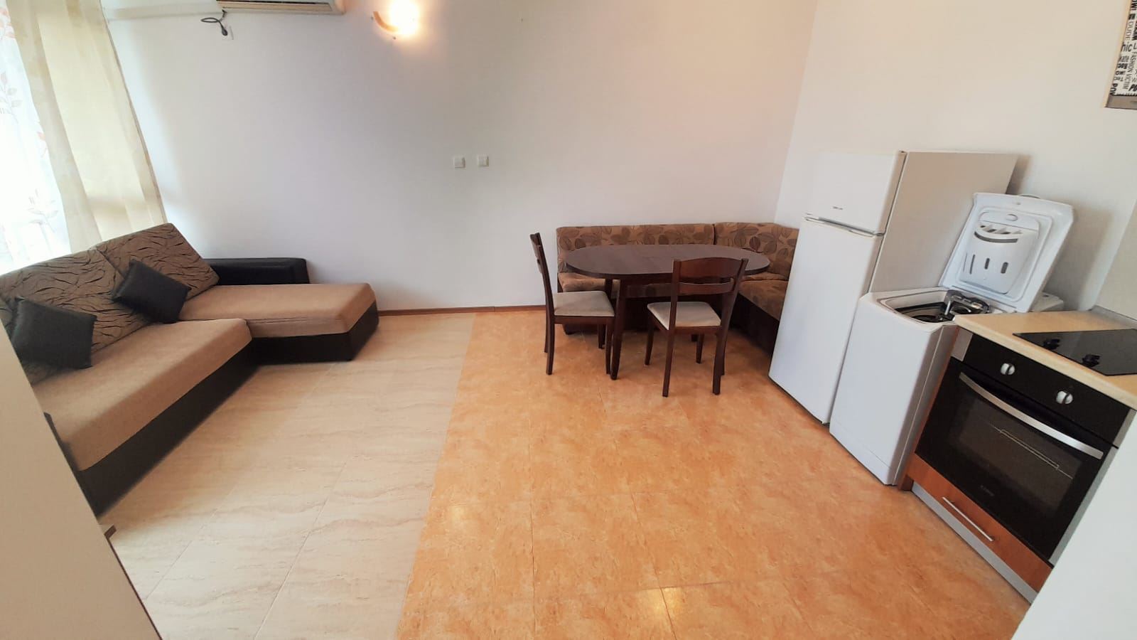 Spacious one-bedroom apartment in Sunny Beach – only 300 m from the beach