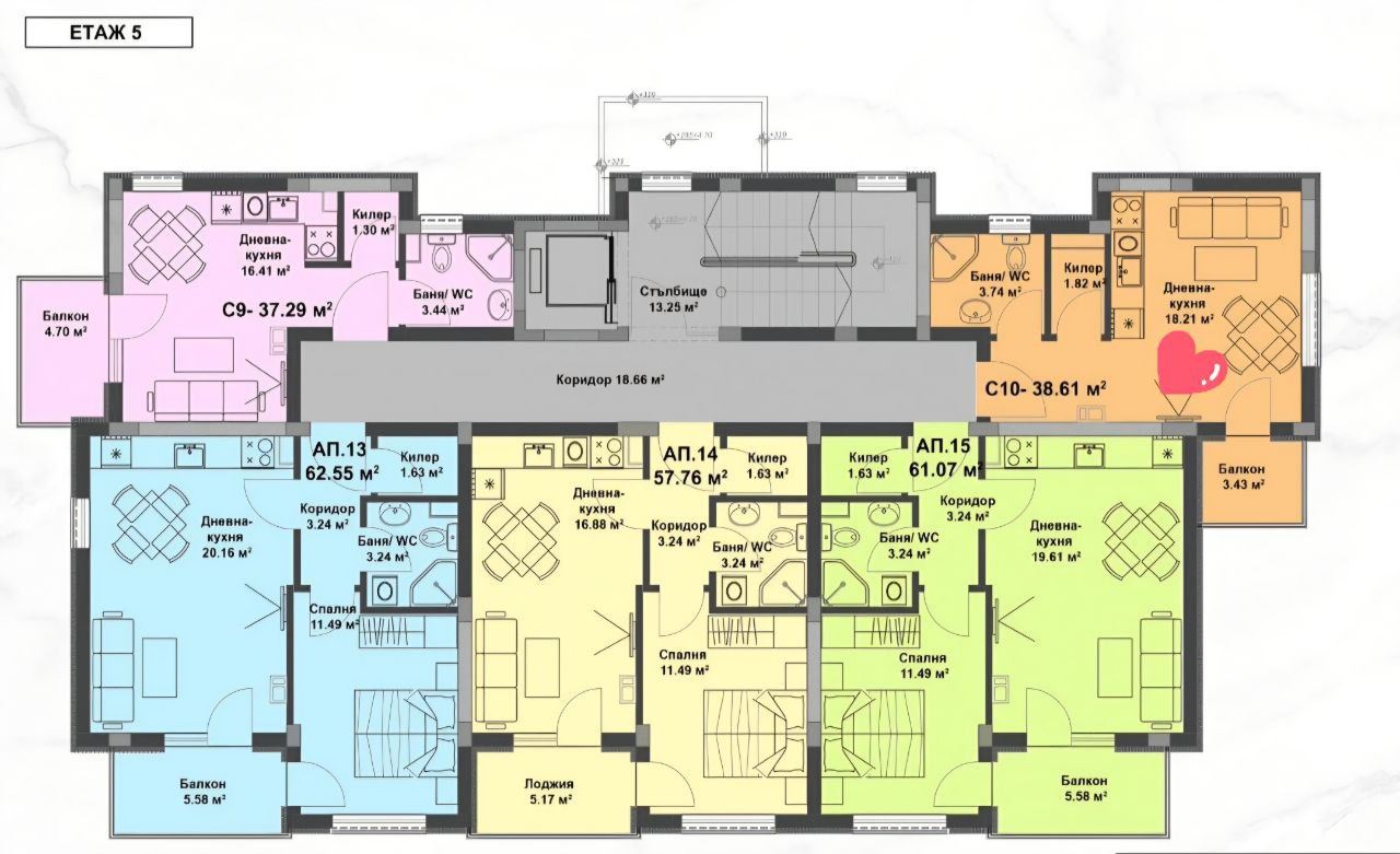 Studio with no maintenance fee in Sunny Beach – comfort and convenience just minutes from the sea