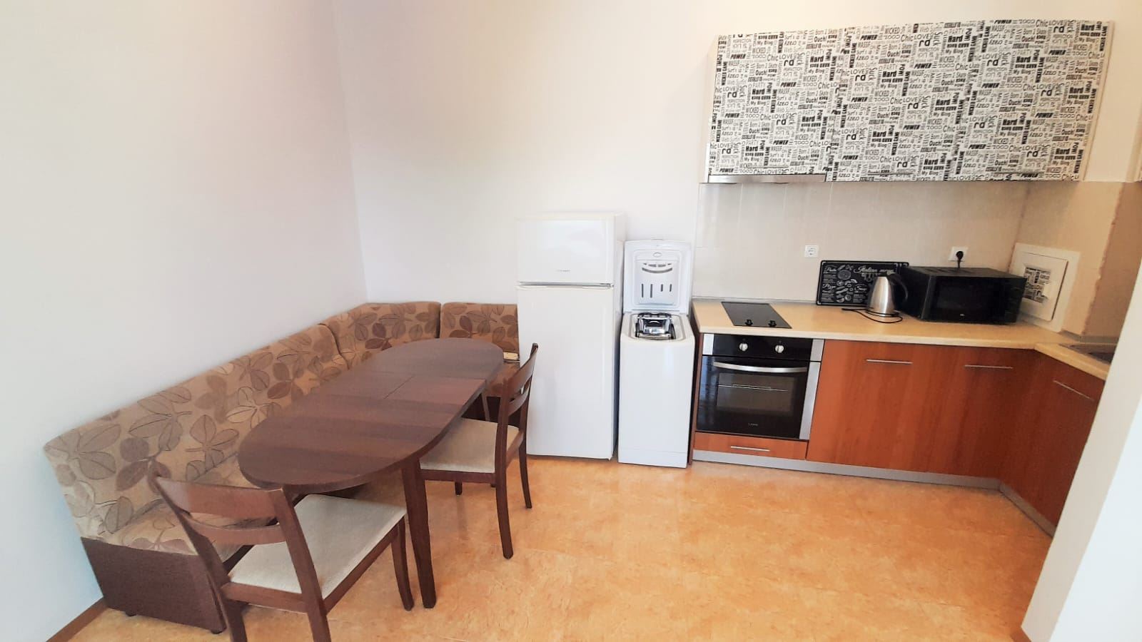 Spacious one-bedroom apartment in Sunny Beach – only 300 m from the beach