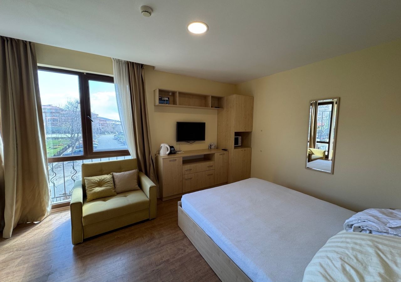 Studio on the first sea line in Sveti Vlas – a combination of location and comfort