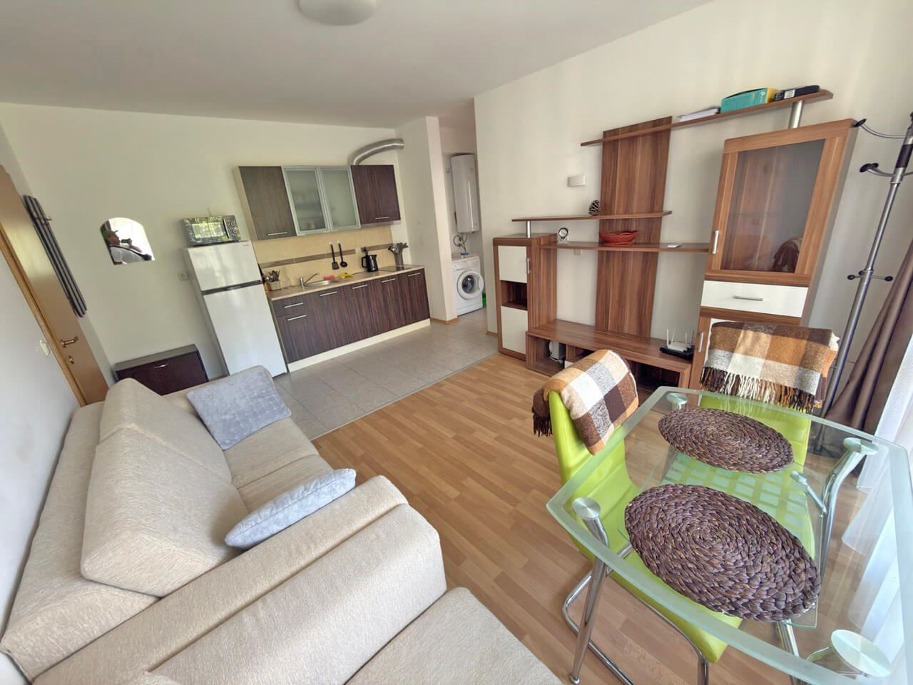 One-Bedroom Apartment with Quality Furnishings and a Swimming Pool in a Modern Complex in Sunny Beach