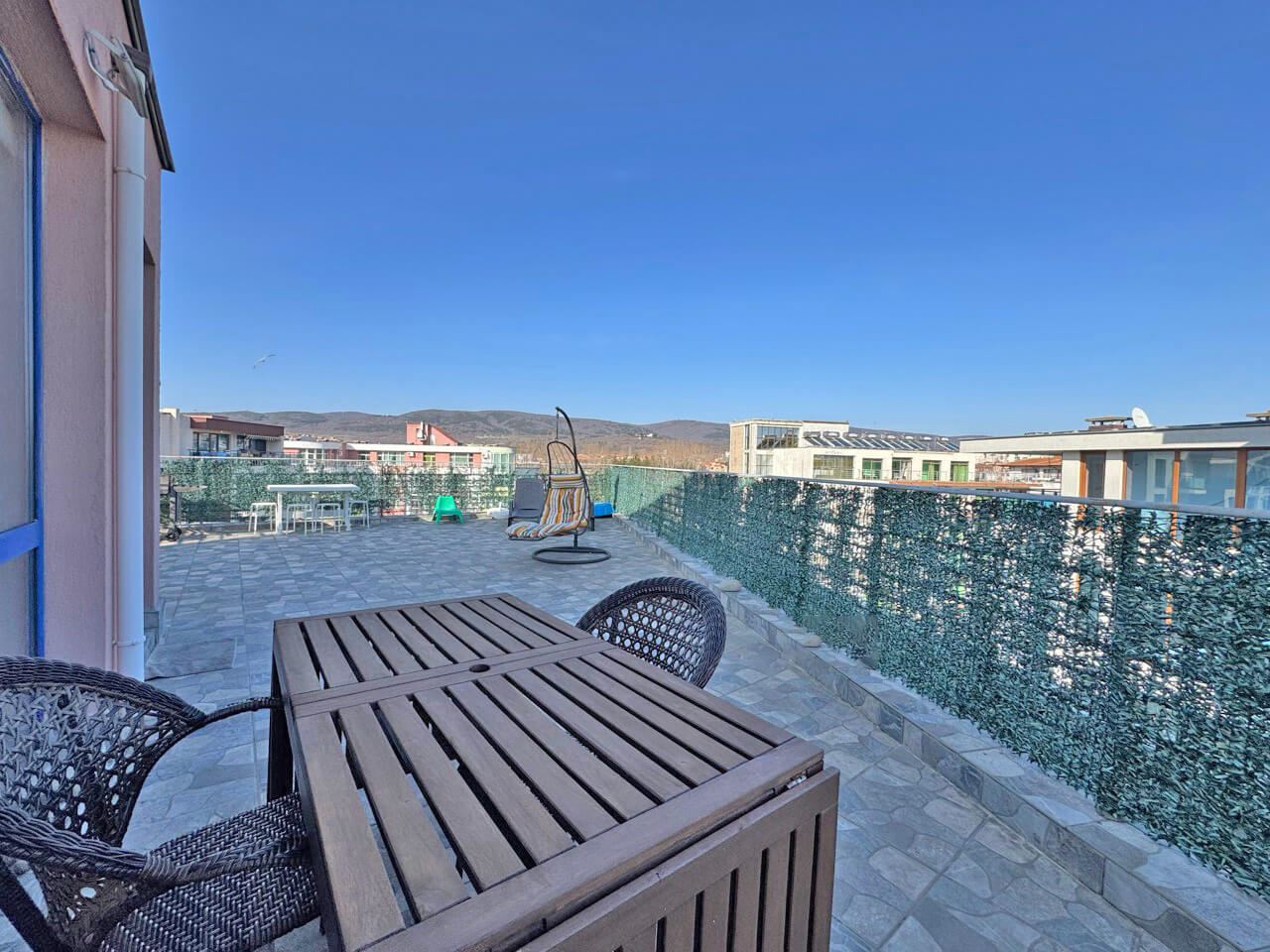 Luxury penthouse in Sunny Beach with an impressive panoramic terrace and excellent location
