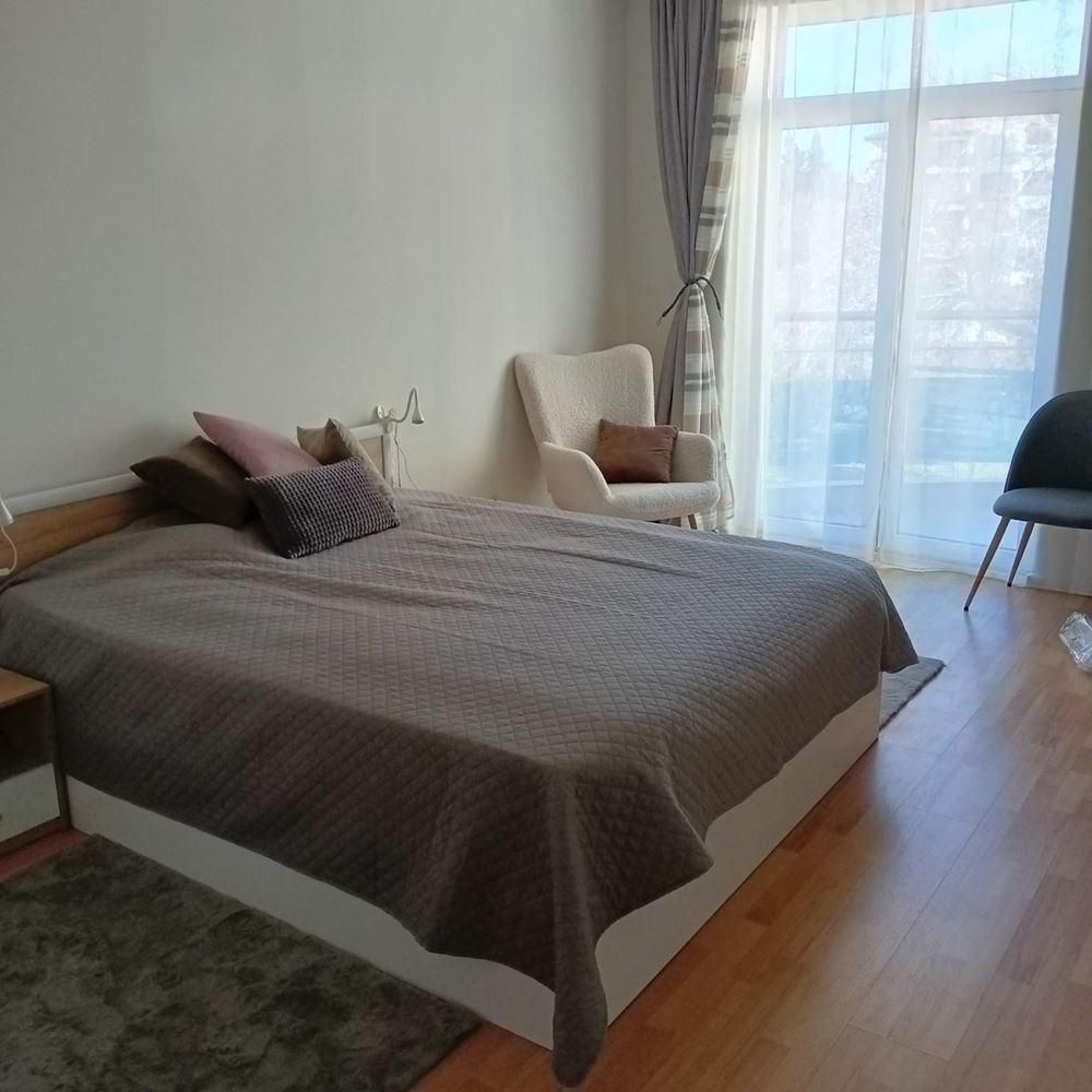 Spacious two-bedroom apartment with sea panorama in Ravda – just meters from the beach, fully furnished and with excellent investment potential