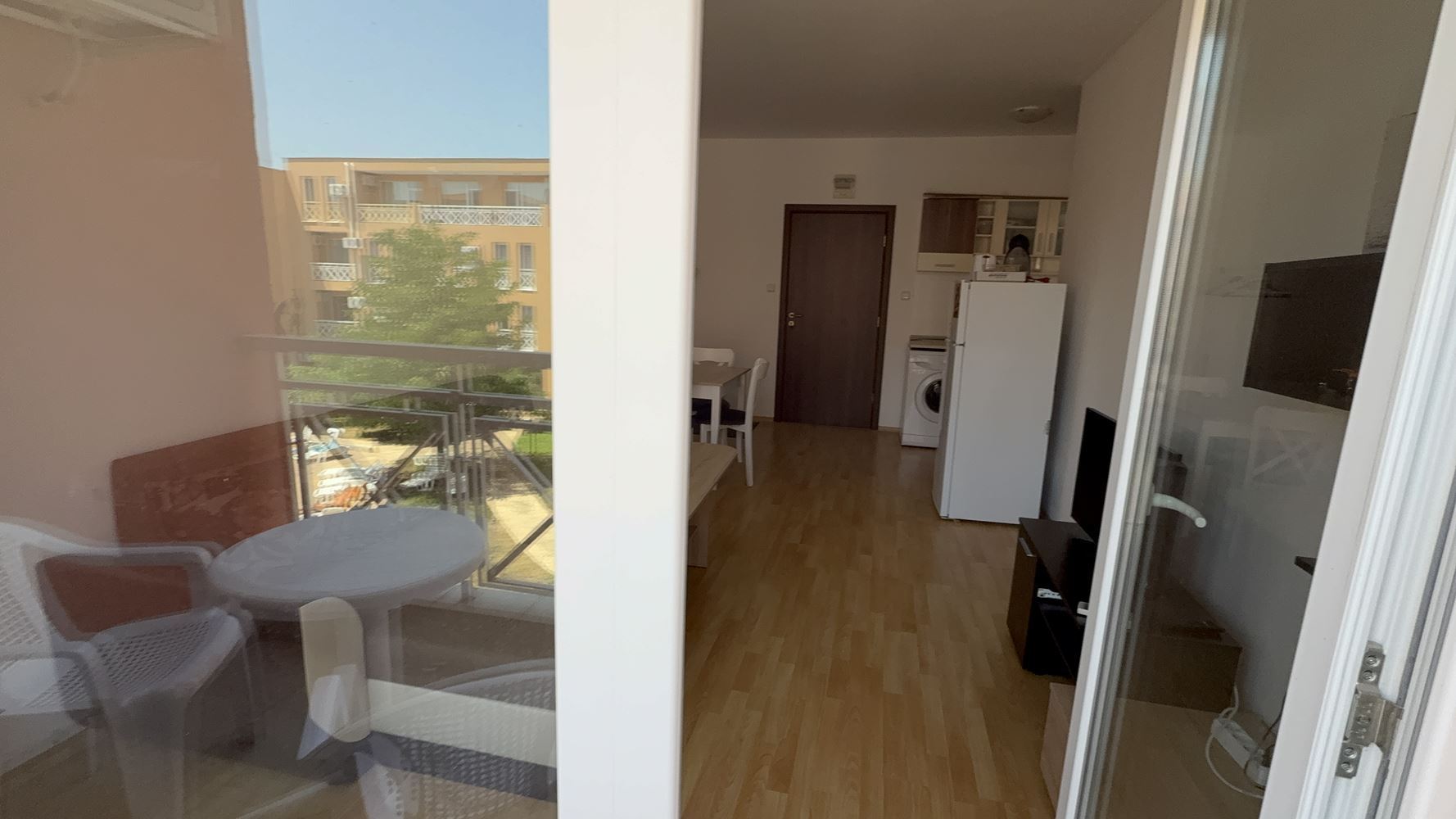 Furnished One-Bedroom Apartment with Pool View in Sunny Beach