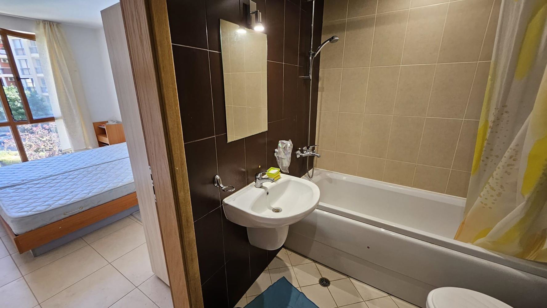 Apartment in a Complex in Sunny Beach with Swimming Pool, Restaurant and Low Maintenance Fee