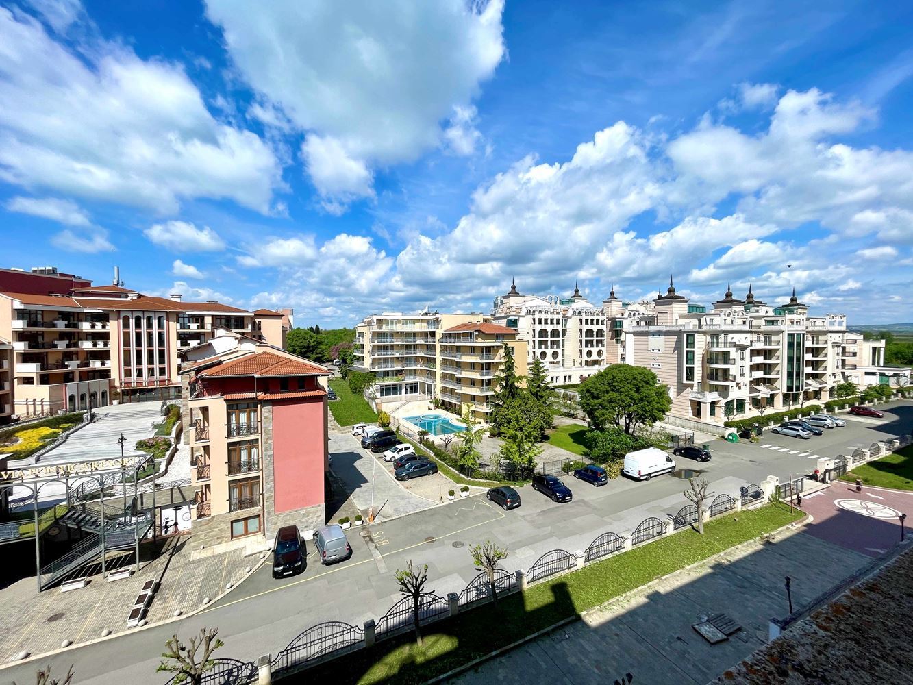 Spacious One-Bedroom Apartment on the First Sea Line in Pomorie with Sea View