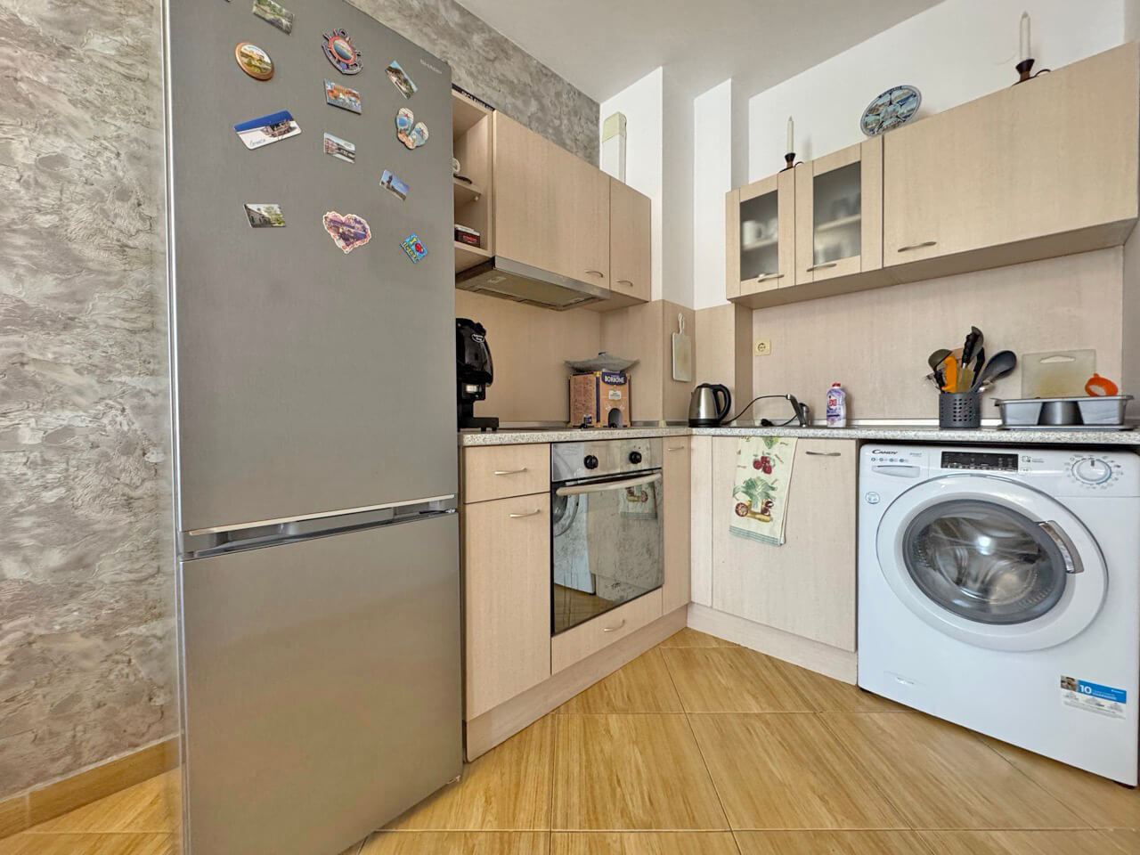 Stylish one-bedroom apartment with pool view in Sunny Beach Resort