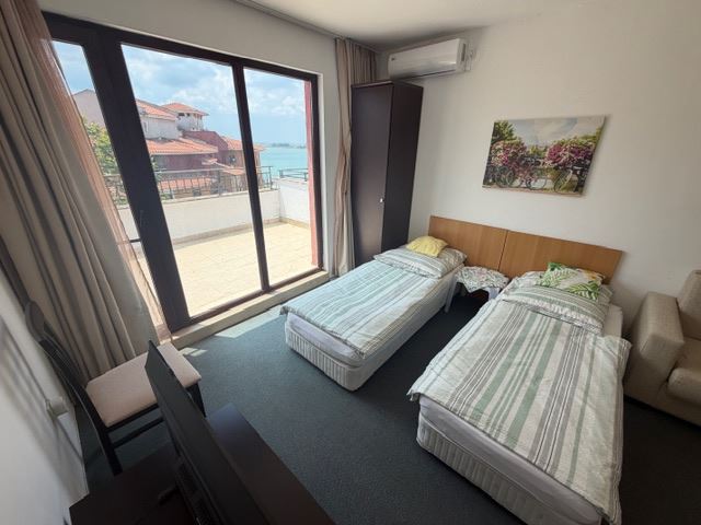 Studio with Sea Panorama on the First Line – Your Holiday Home in Aheloy