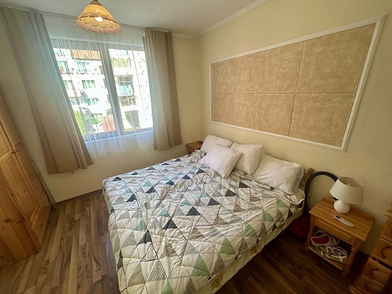 Spacious one-bedroom apartment with a green view in Nessebar – ready to move in