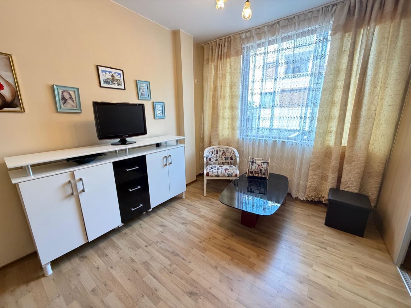 Cozy one-bedroom apartment in Sarafovo – private entrance, no maintenance fee, suitable for year-round living