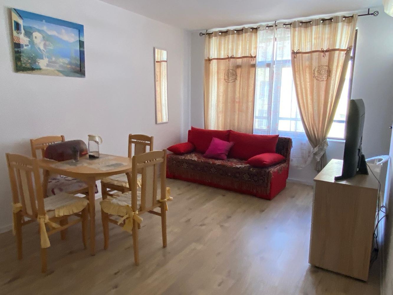 One-Bedroom Apartment in Pomorie – Furnished, with Garden and Excellent Location
