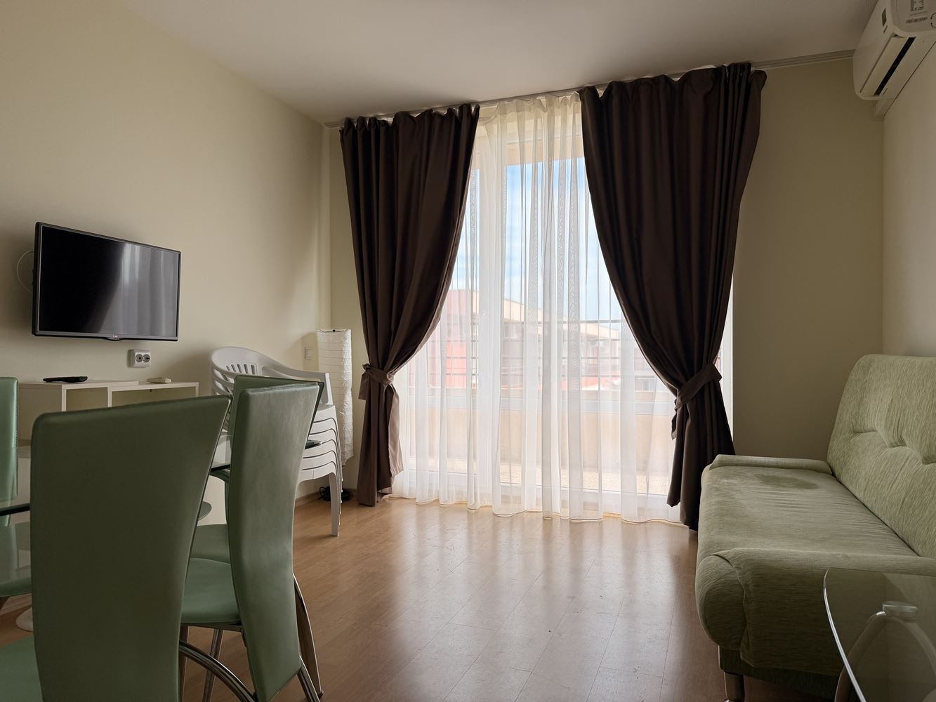 Spacious Apartment with Two Bedrooms in Sunny Beach – Panoramic View and Quiet Location